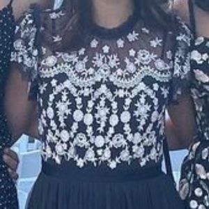 Needle & Thread embroidered gown